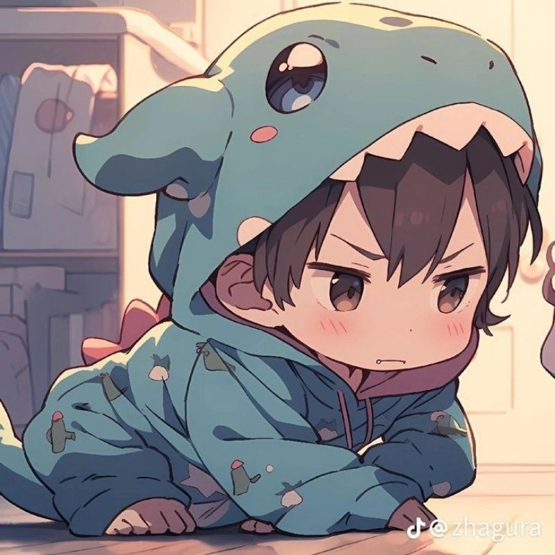 Ảnh Avatar khủng long chibi cute 3