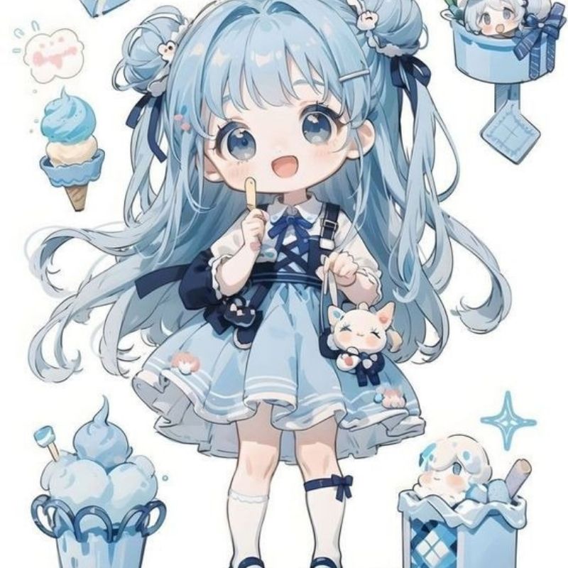 Avatar Anime cute dễ thương nhất 1